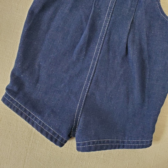 Vintage Midnight Chambray Bubble Romper 12 months - Picture 3 of 8